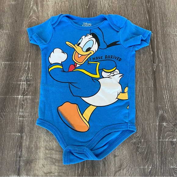 Disney Other - Disney Donald Duck I Have Arrived Baby One Piece Onesie